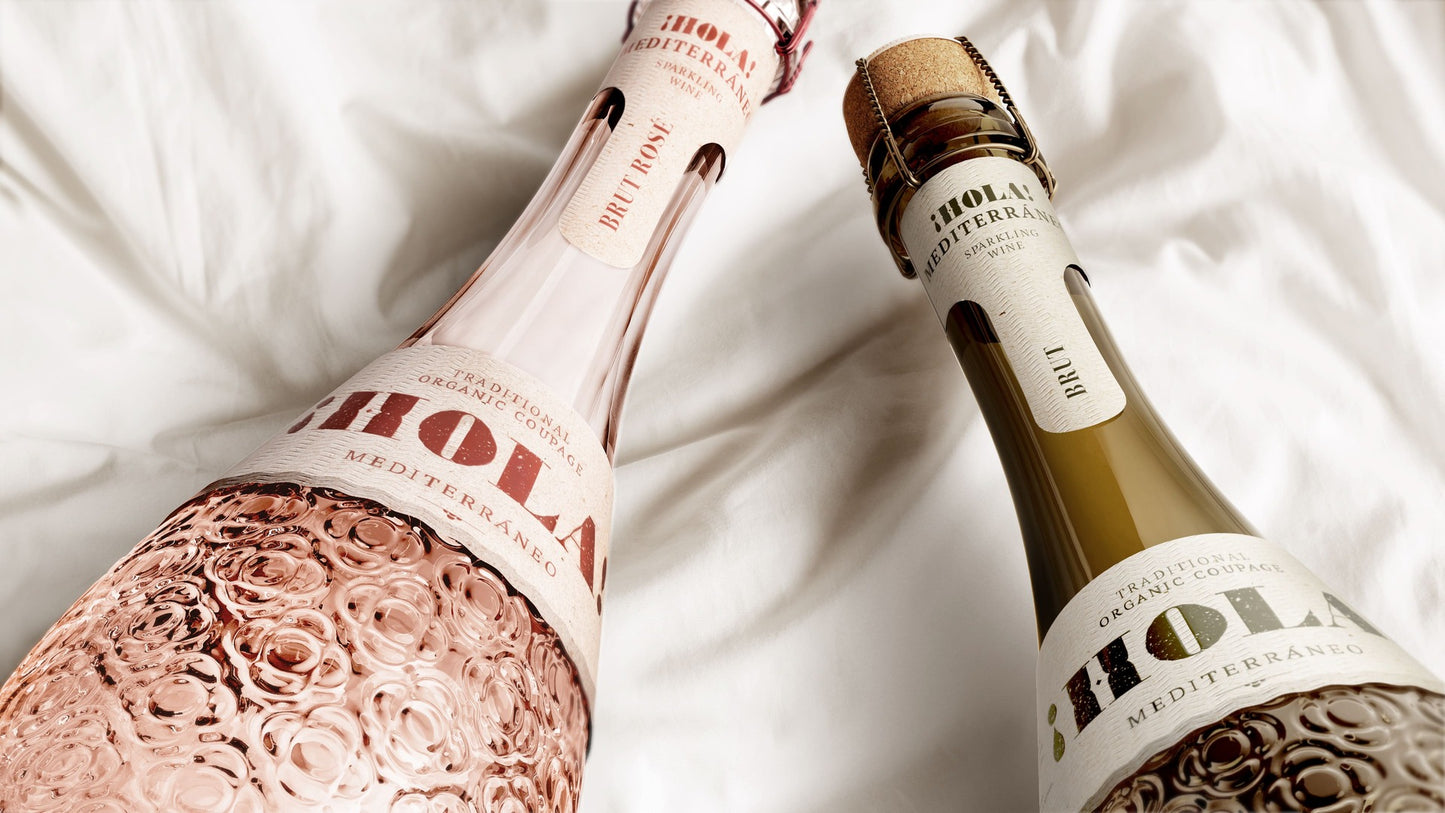 ¡HOLA! Mediterráneo Brut Rosé, Bio, 0,75 l