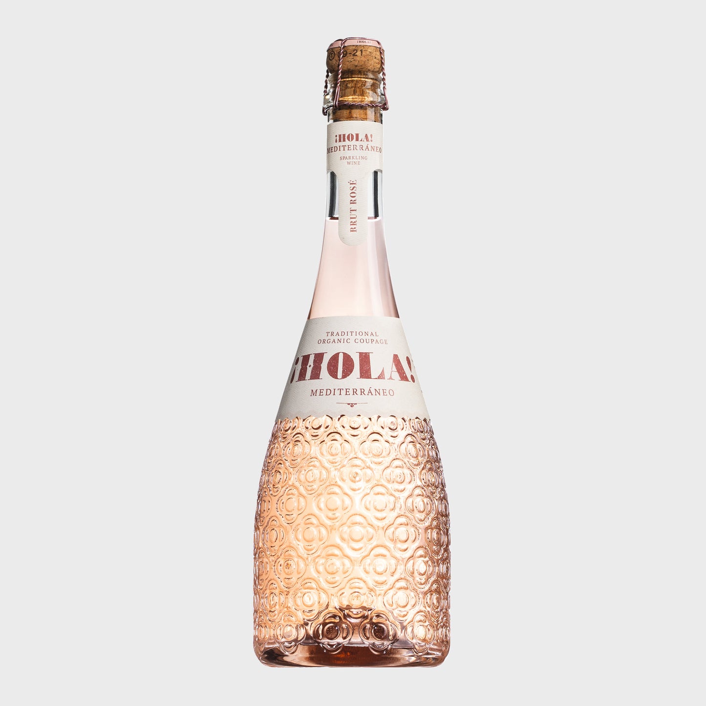 ¡HOLA! Mediterráneo Brut Rosé, Bio, 0,75 l