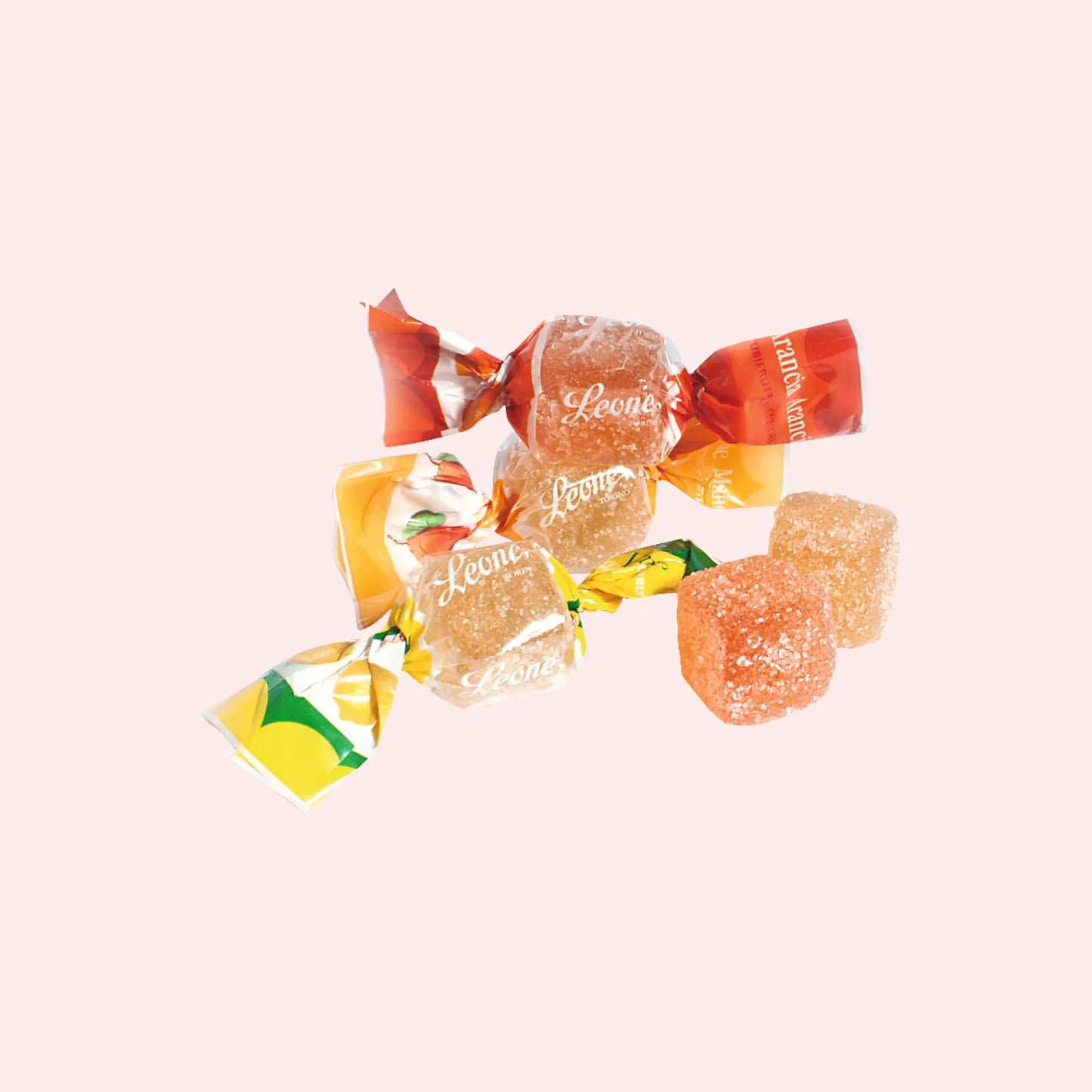 Fruchtgeleebonbons mit Zitrusfrüchten, 100 g