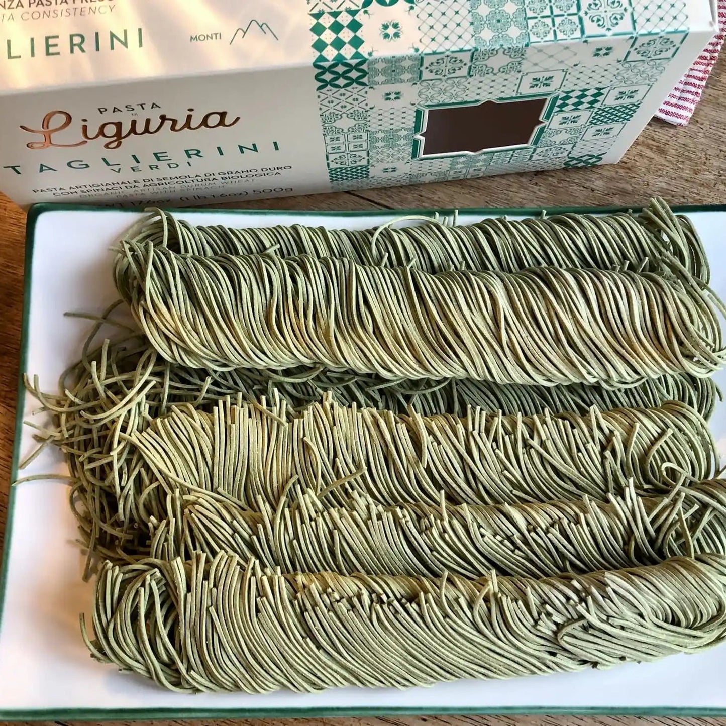 Taglierini verdi, Bio, 500 g, Pasta di Liguria