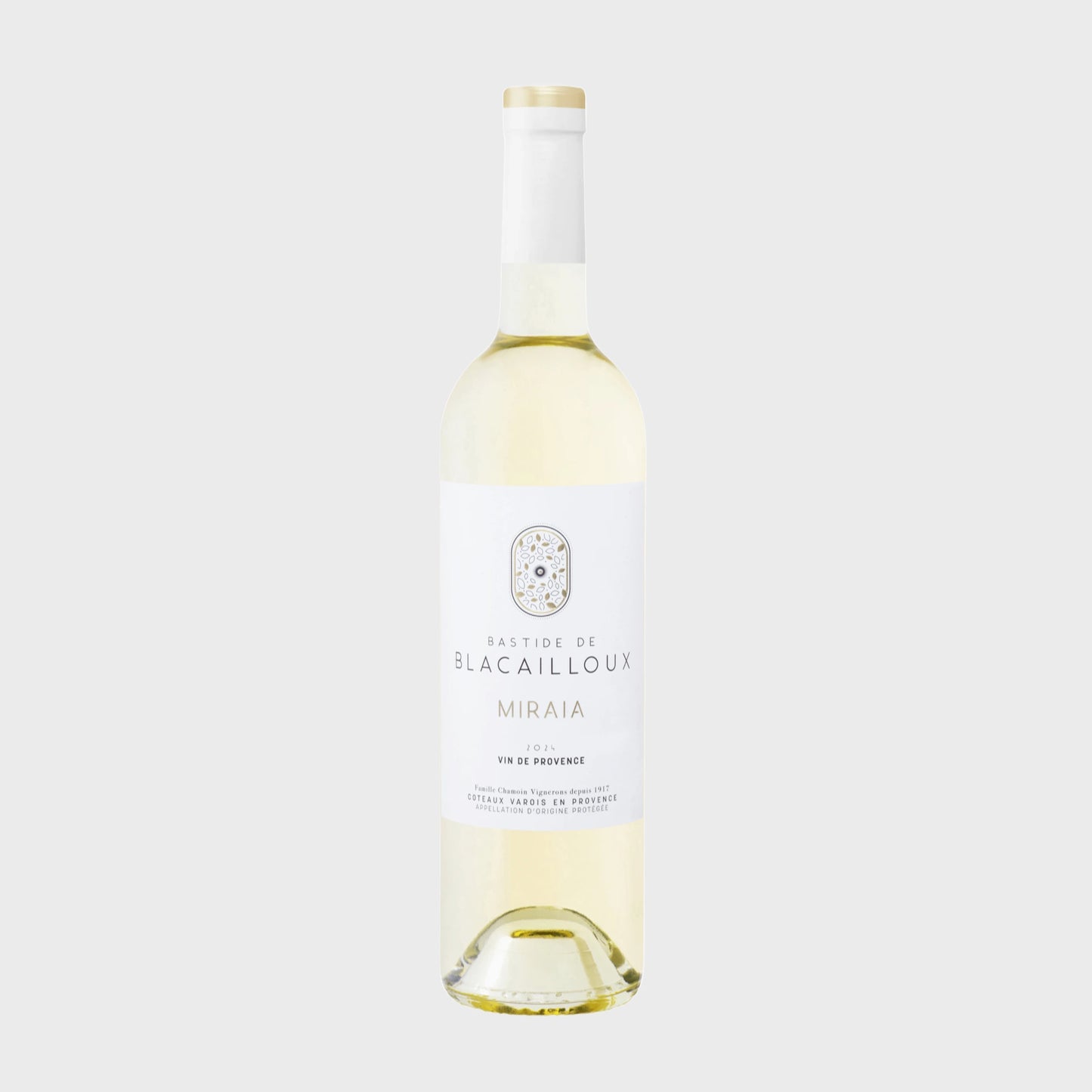 Miraia Blanc – Bio-Weißwein – AOP Coteaux Varois en Provence, 2024 | Bastide de Blacailloux